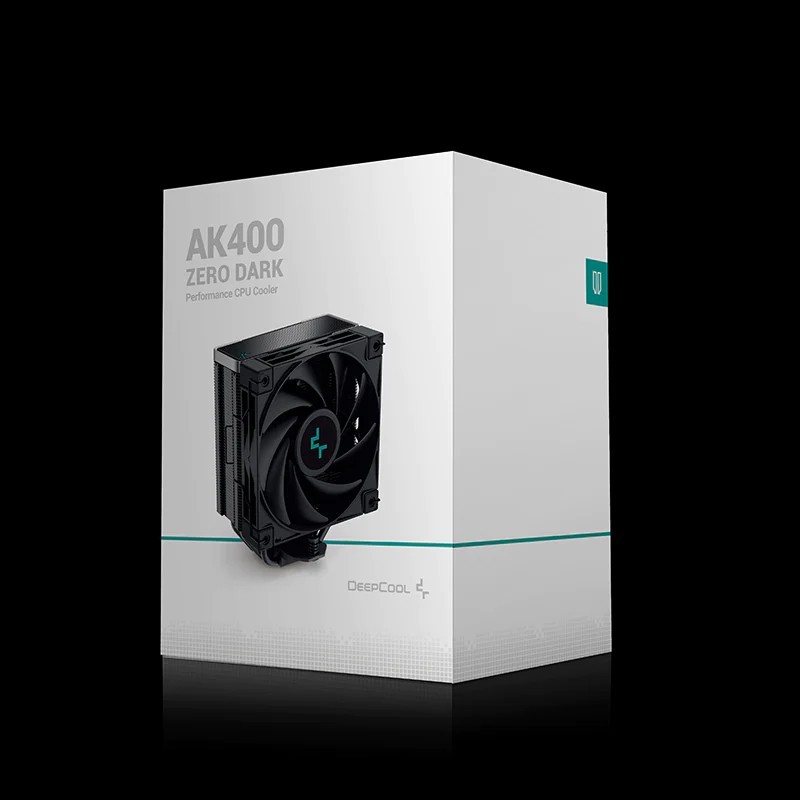 DeepCool AK400 AK 400 ZERO DARK CPU Cooler - FULL BLACK EDITION