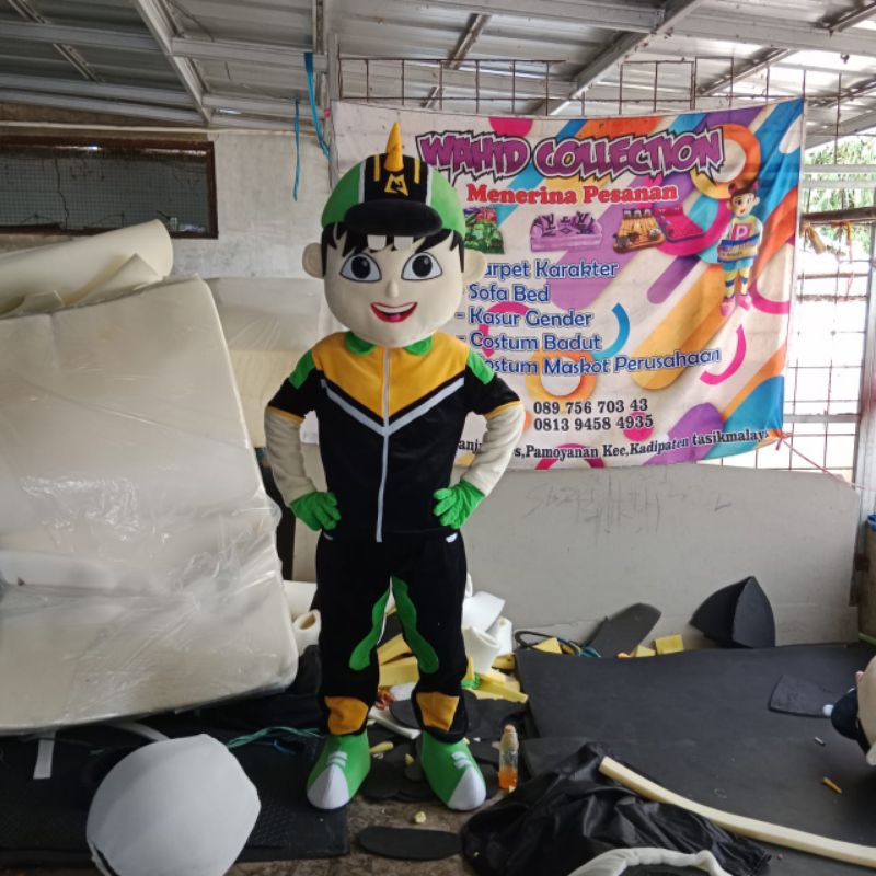 RB Kostum badut Boboiboy dewasa