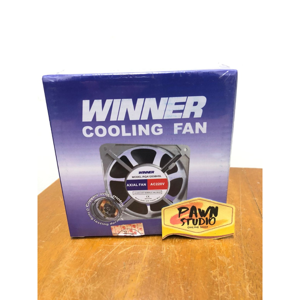 COOLING / EXHAUST FAN AC 220v 12cm 12 cm Kipas Angin / Pendingin AC