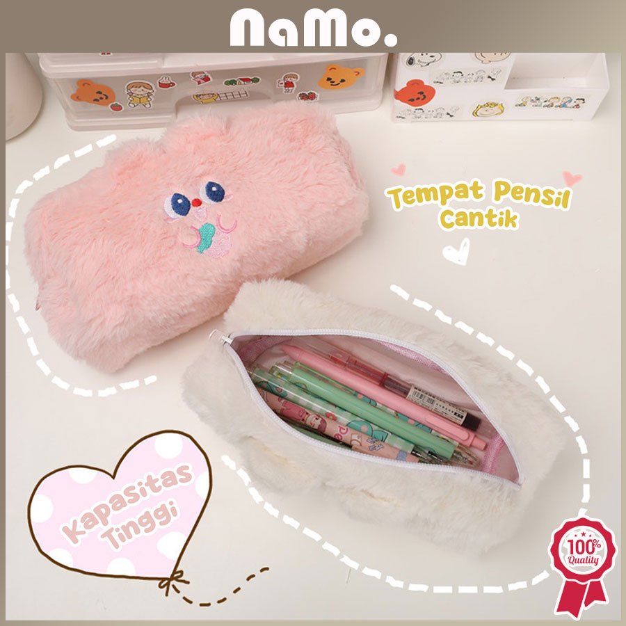 

Namo Gift- Tempat pensil bulu soft cute/ Tas pensil kosmetik/ Pouch makeup