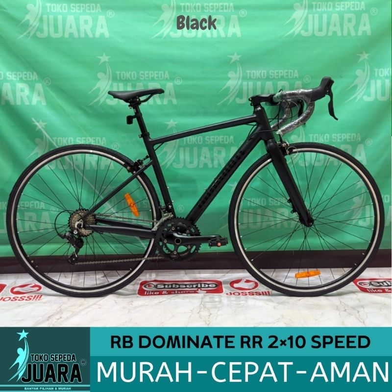 SEPEDA BALAP DOMINATE RR 2×10 SPEED ROADBIKE 700C