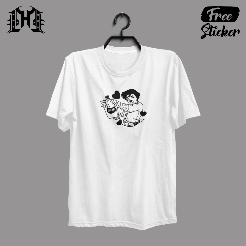 Kaos Rock Lee Anime Naruto
