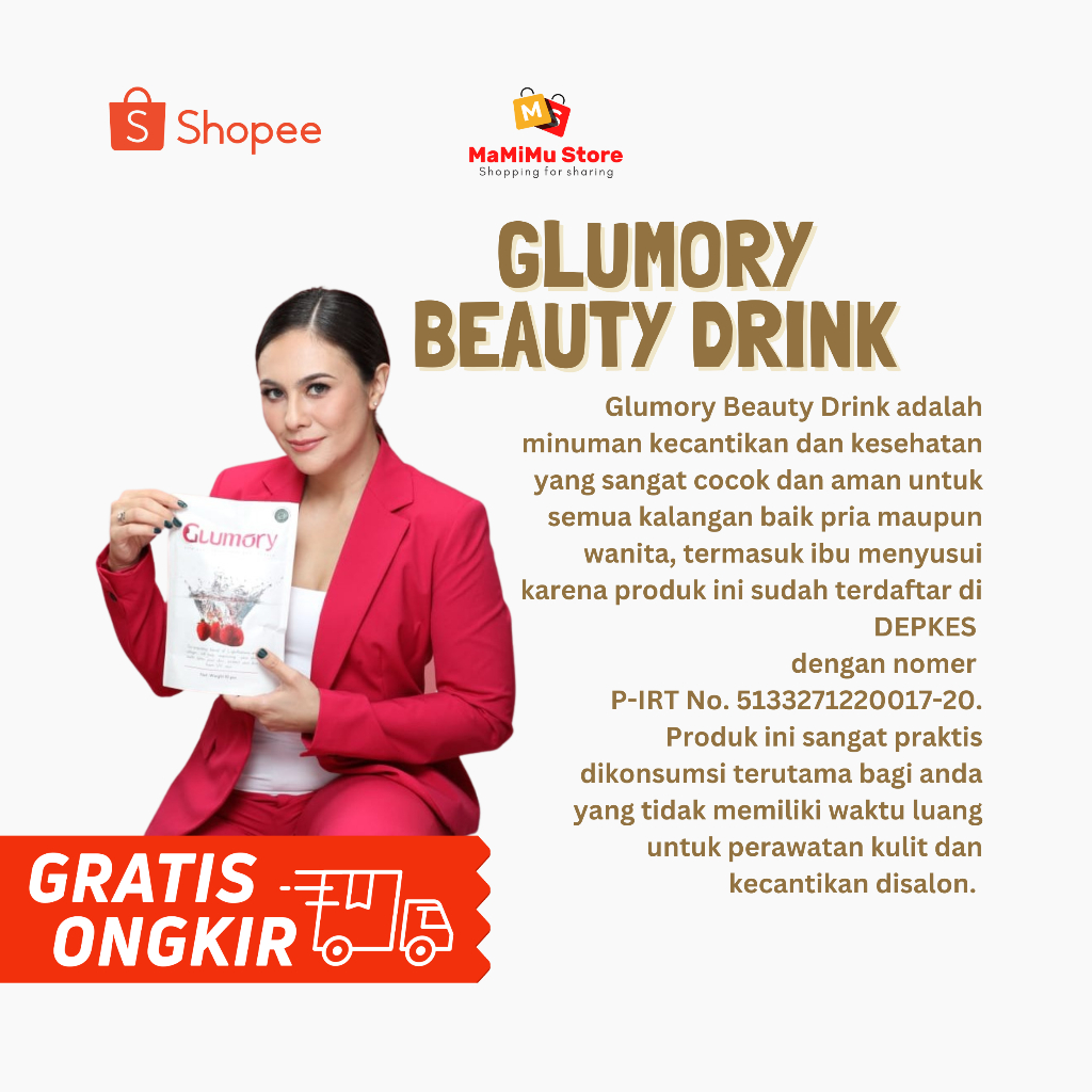 Glumory Beauty Collagen Drink // Glumory Minuman Kecantikan