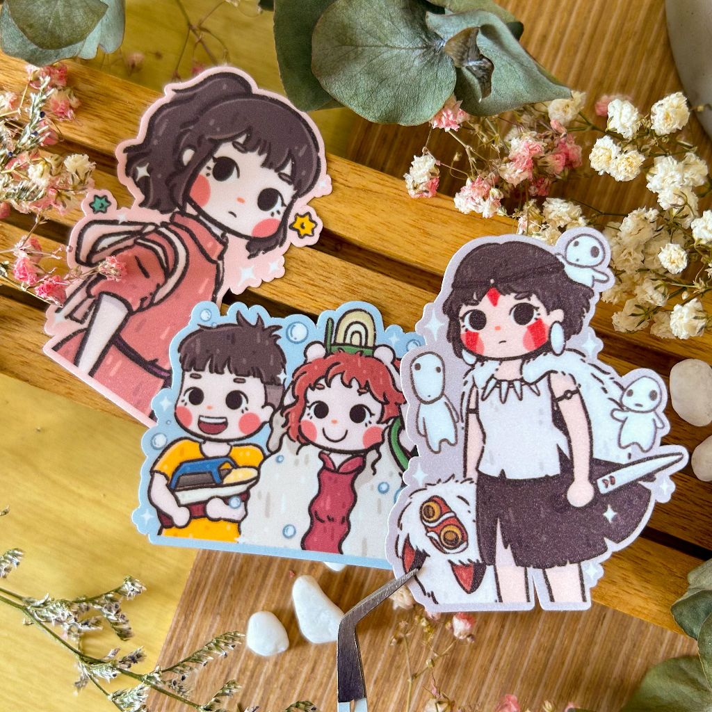 

Ghibli - Stickers | Sticker Anime / Stiker Aesthetic / Studio Ghibli - Happykrel