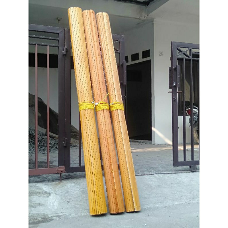 TIRAI _KREY KAYU JATI BELANDA 2, 5 M x 2, 5 M OUTDOOR INDOOR+KATROL TALI KEREKAN