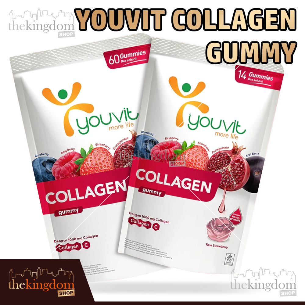 

Youvit Collagen Gummy Suplemen Vitamin Anti Aging Kolagen Beauty Supplement Multivitamin