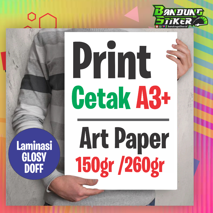 

Cetak Art Paper A3 Poster Label Hangtag