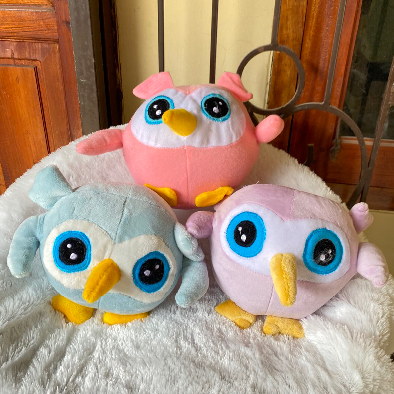BONEKA OWL / BURUNG HANTU SIZE S / Mainan Anak Lucu Burung Hantu/ Boneka Edukasi Anak