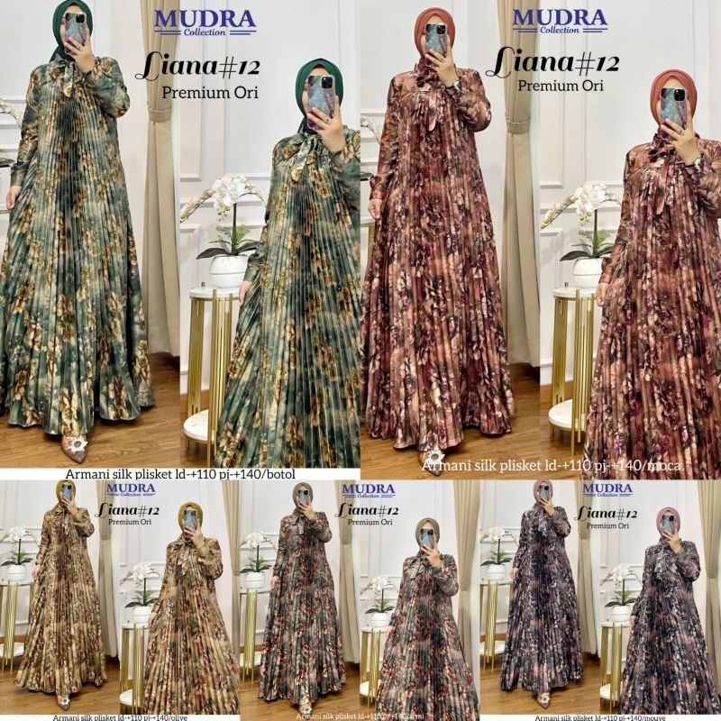 Liana12 Gamis ori by Mudra Hijab