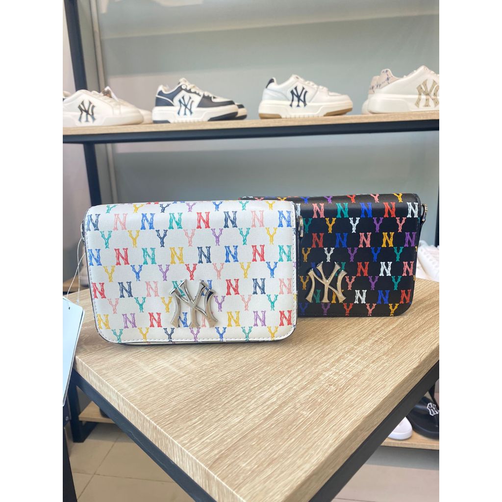 MLB MONOGRAM Rainbow Hoody Bag NEW YORK YANKEES - 100% ORIGINAL