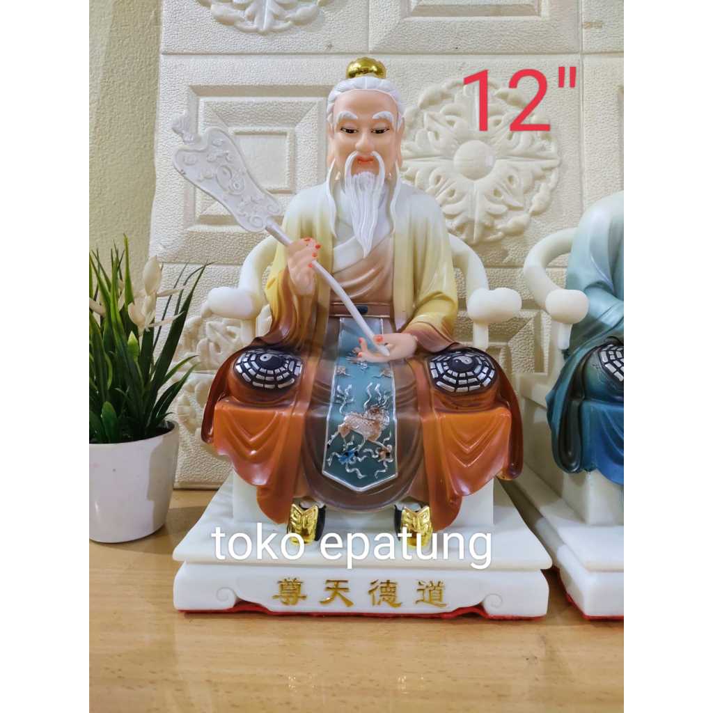 patung dewa thai shang lau cin / thai siong - mamer - 12 inch