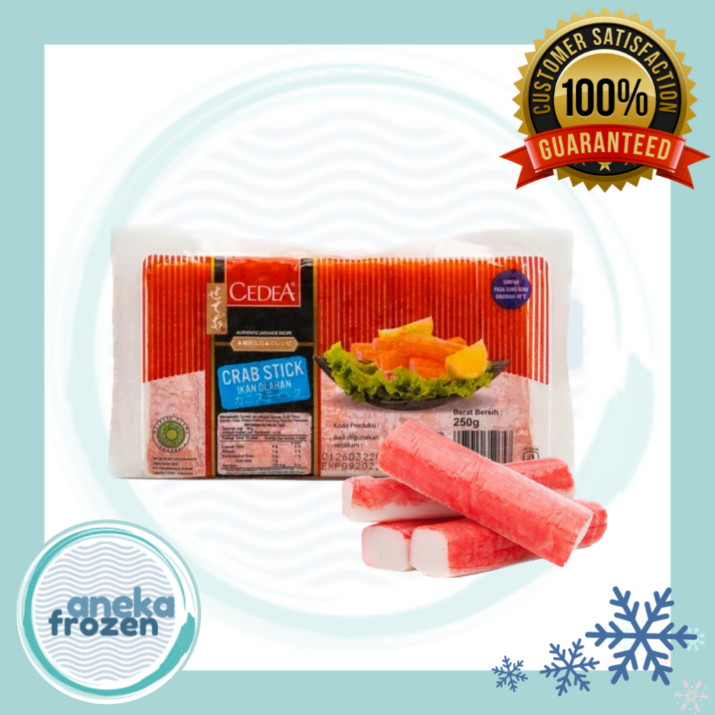 

cedea crab stick stik kepiting 250 gram aneka frozen malang