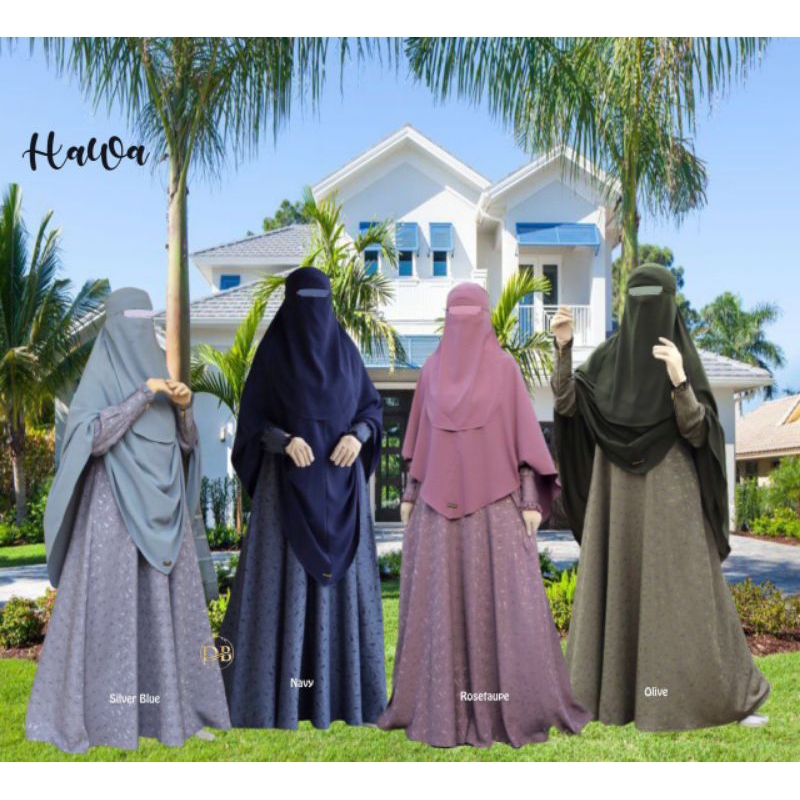 SET GAMIS SYAR'I HAWA SERIES BY DUTA BUSANA