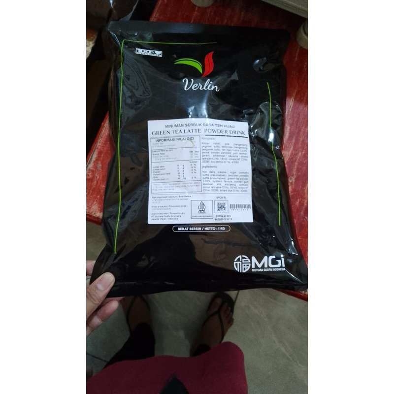 

Minuman Instant Serbuk Verlin Rasa Greentea Kemasan 1kg