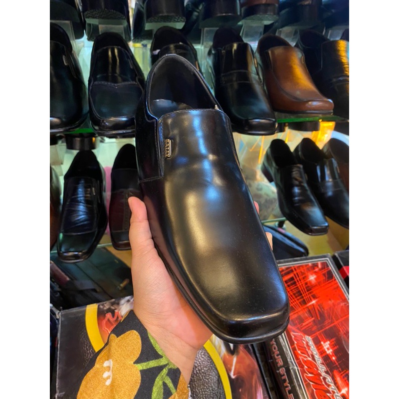 SEPATU PRIA KULIT PANTOFEL PRIA HITAM POLOS