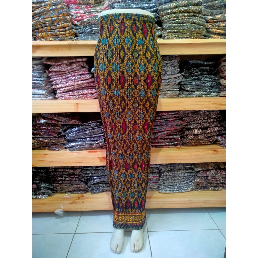 rok plisket batik / rok kebaya / rok plisket motif / rok kondangan / rok plisket batik bawahan kebay