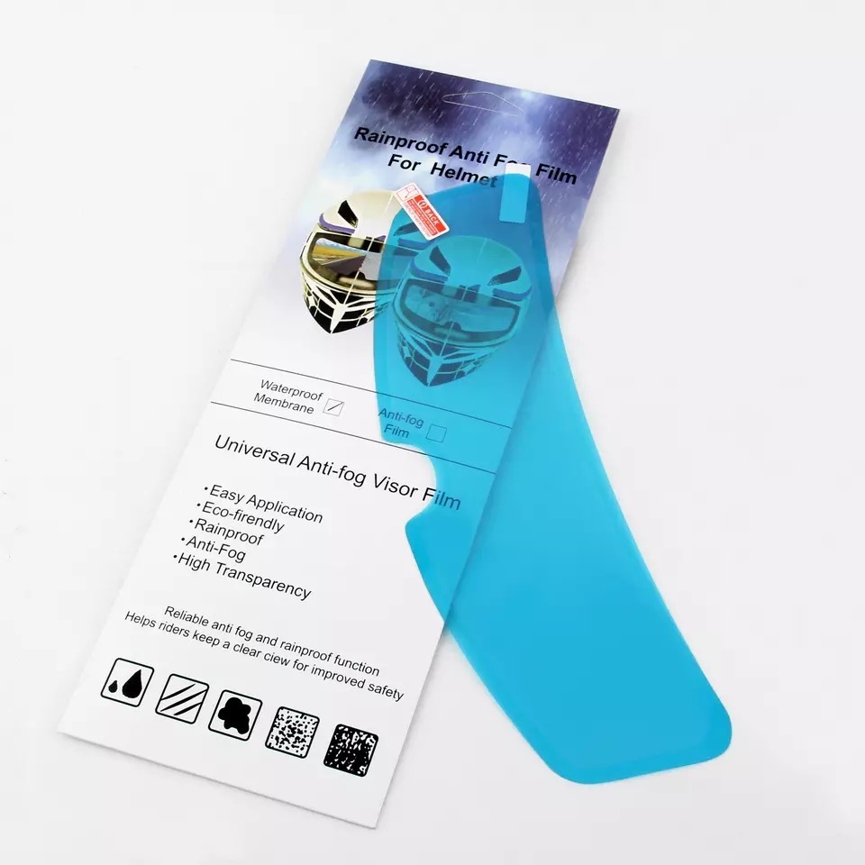 (RFH1) Stiker Anti Fog Kaca Visor Helm Universal Helm Full Face dan Half Face Anti Hujan dan Kabut C