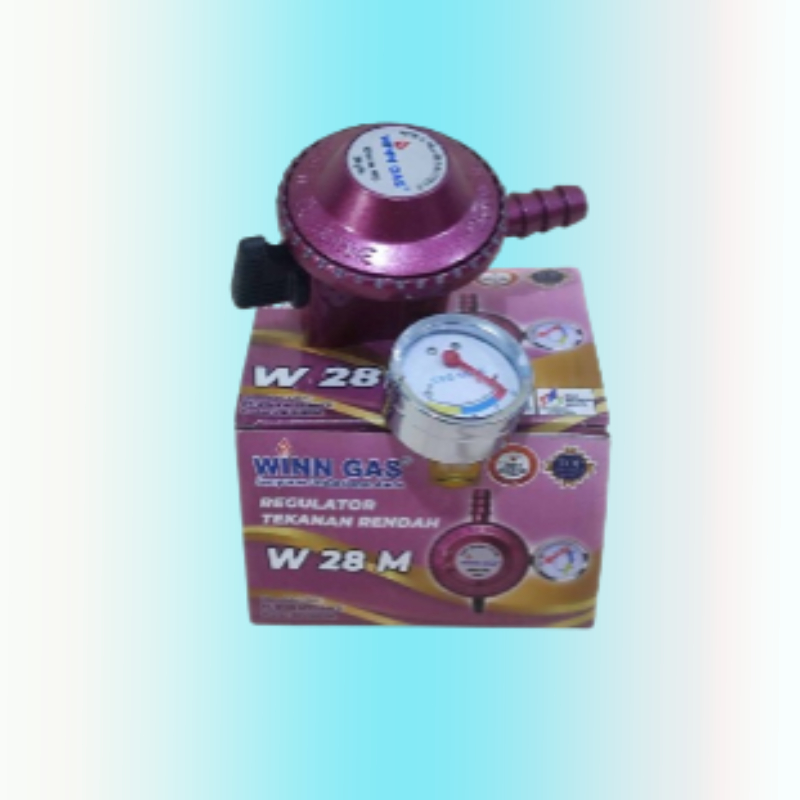 Kepala regulator win gas w88m elpigi 3kg meter jarum anti bocor handal kuat original SNI baru murah