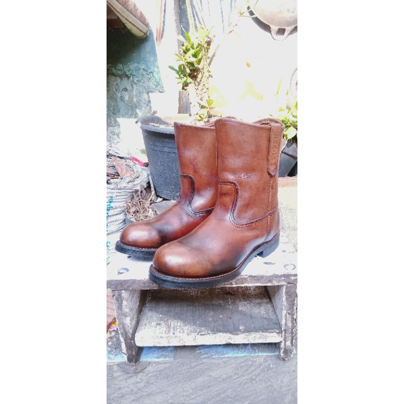 Redwing shoes safety boot Pecos 966 Vintage original sepatu kulit pekerja