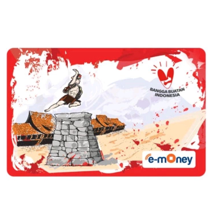 Mandiri e-Money LOMPAT BATU NIAS /Part of Mandiri eMoney Series BANGGA BUATAN INDONESIA/