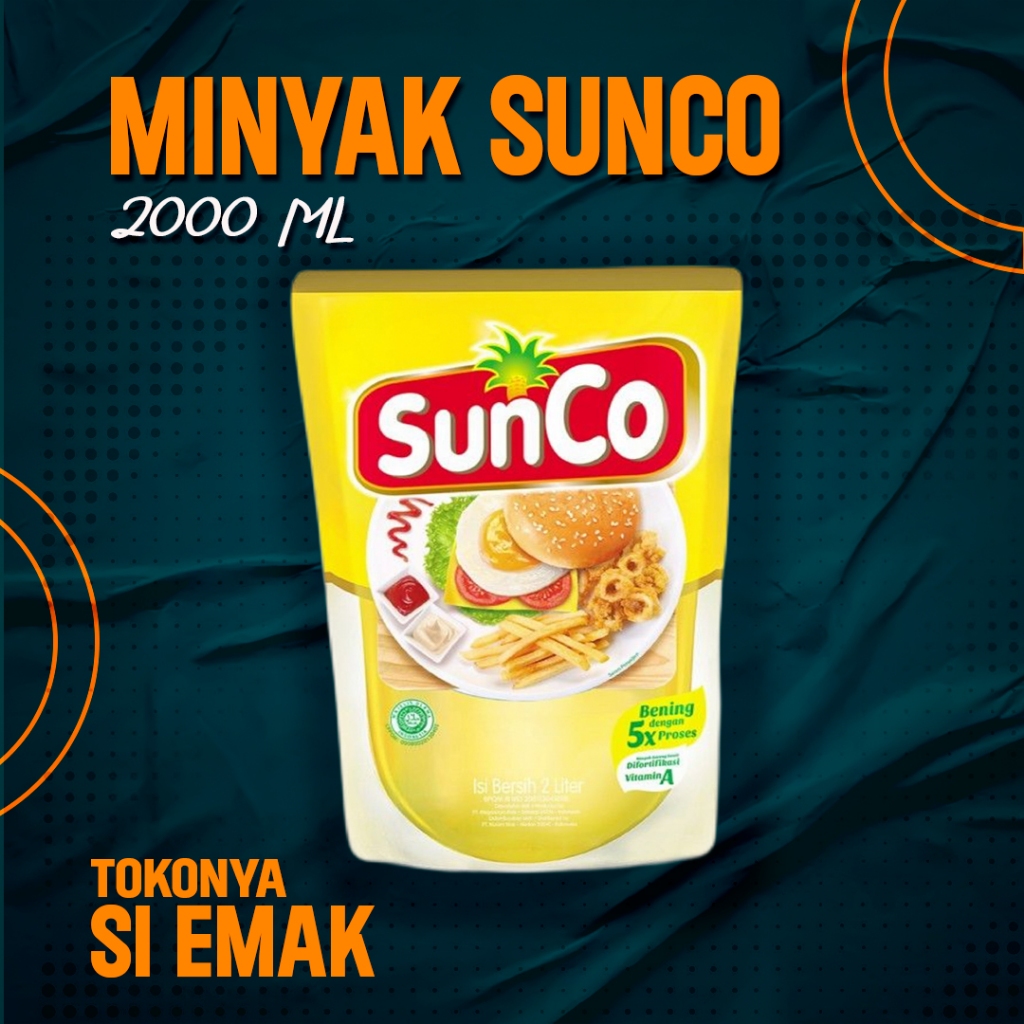 

☘️SI EMAK☘️ SUNCO Minyak Goreng Pouch 2L