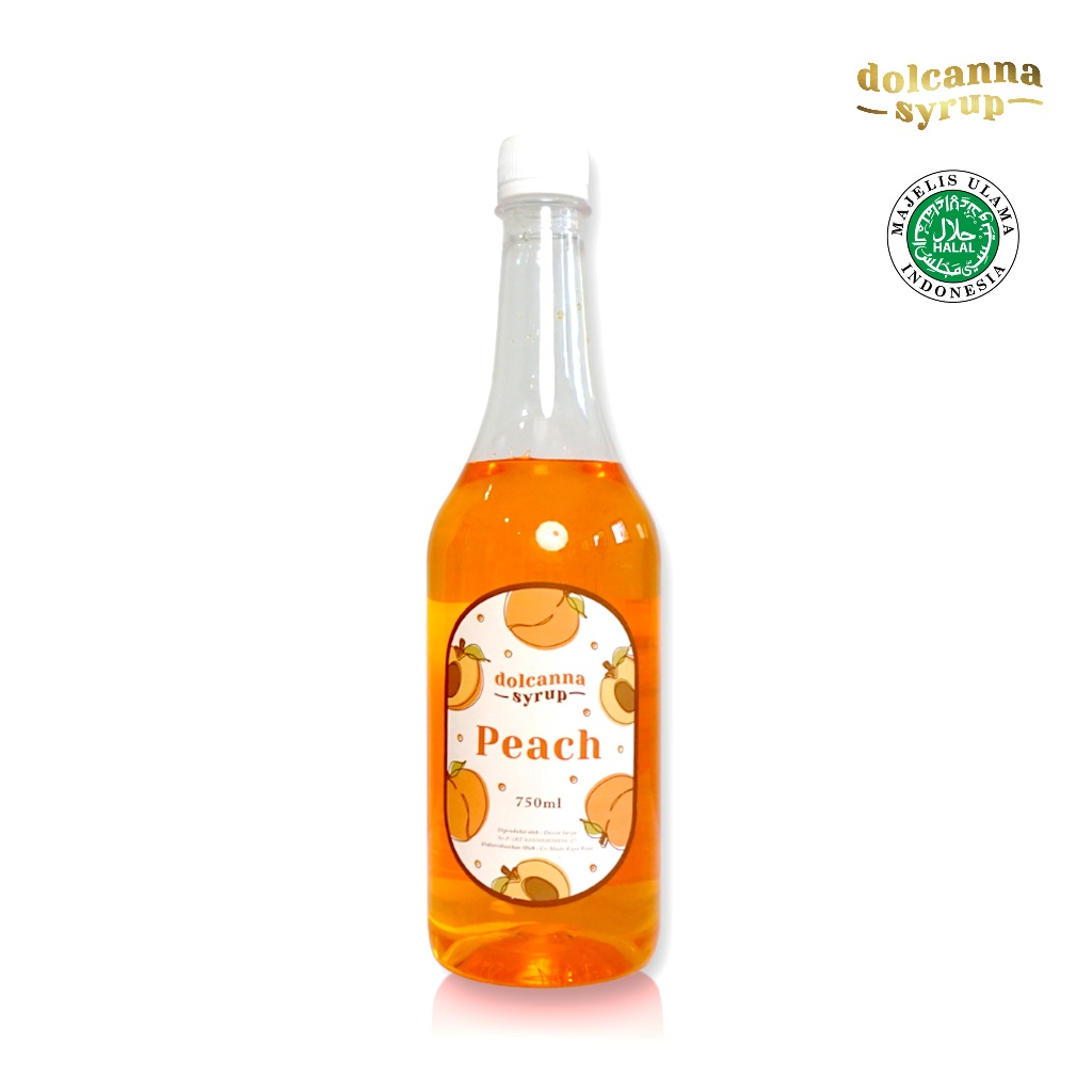 

Dolcanna - Peach Syrup 750ML