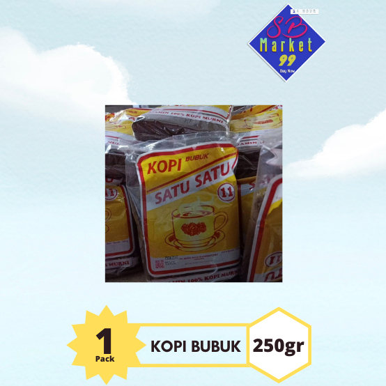 

Kopi Bubuk Satu Satu Kemasan 250gr