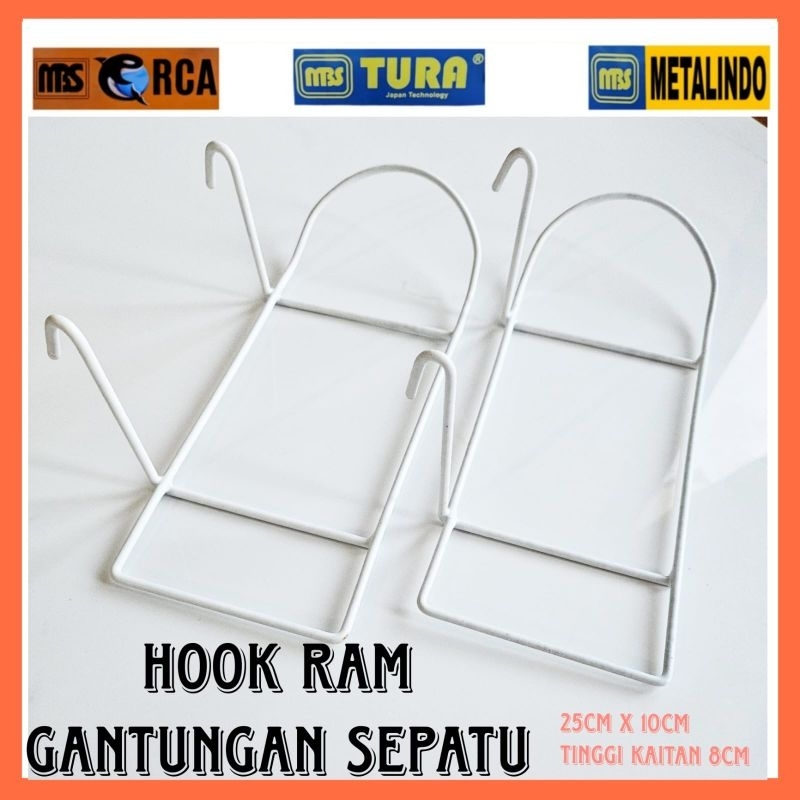 Hook ram gantungan sepatu dan sandal hanger sepatu