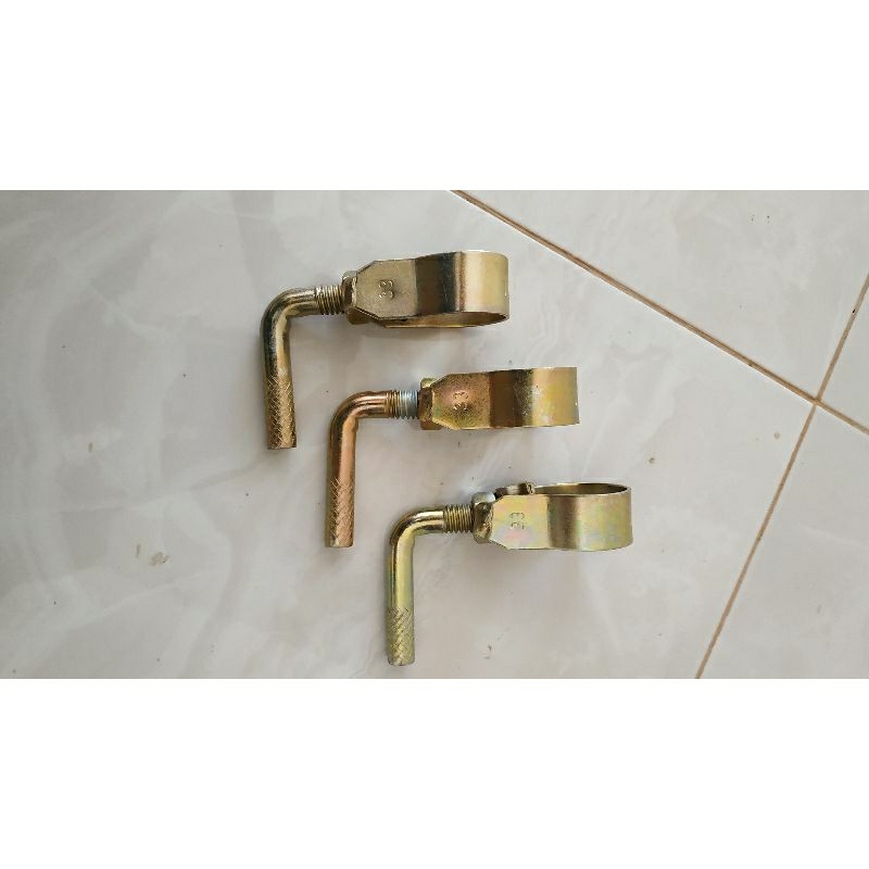Klem besi untuk pipa egrek ukuran 33mm