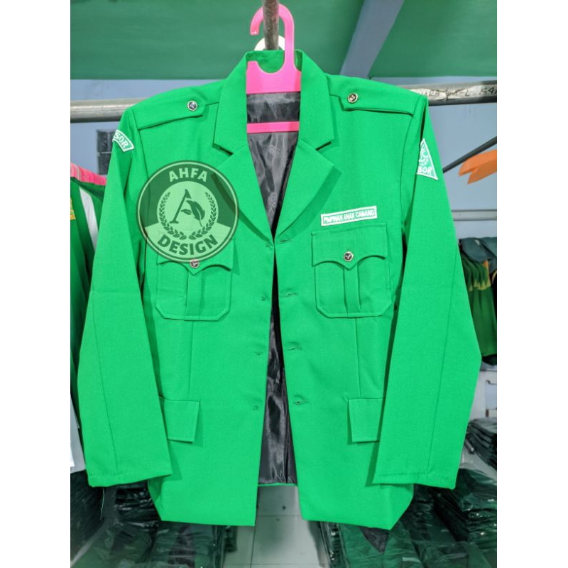 Jas Ansor Kain Bellini Sukarno Panjang & Pendek Gratis Nama