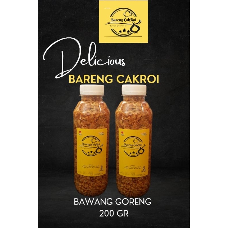 

bawang goreng 2 botol 200 Gr