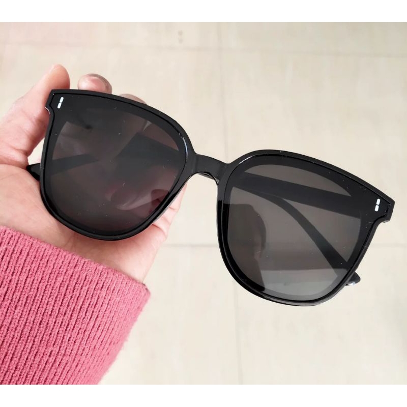 	 Kacamata minus lensa hitam polarized UV400 trendy siap pakai	