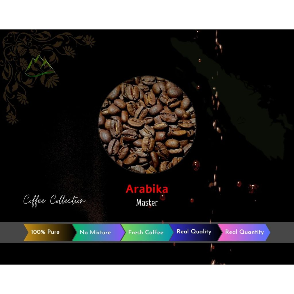 

Master Cofffee - Arabika - Roast Bean 500 Gram - 100 % Murni - Kerinci Regency - Jambi