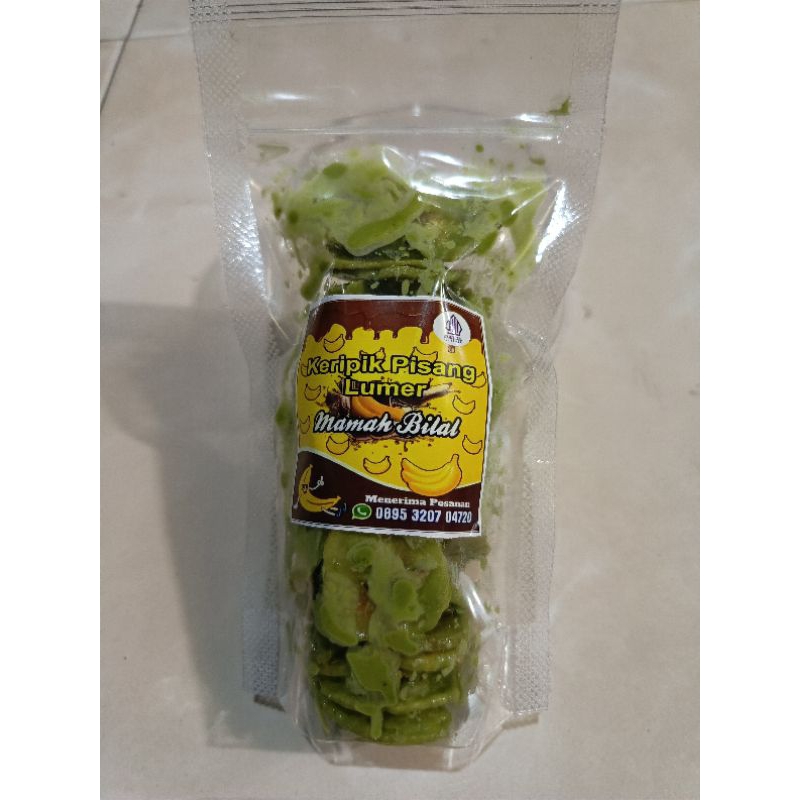 

Keripik pisang lumer macha/greentea 80gram