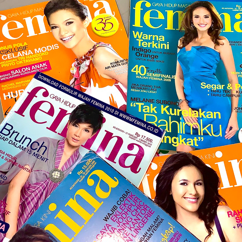 Majalah Femina Bekas Tahun 2000 Keatas Kondisi OK | Majalah Bekas