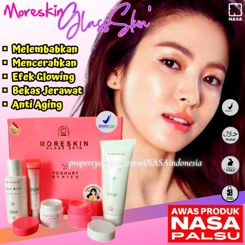 Paket Skincare Bpom Make Up Set Kosmetik Lengkap Skin Care Perawatan Wajah Paket Moreskin Glass Skin