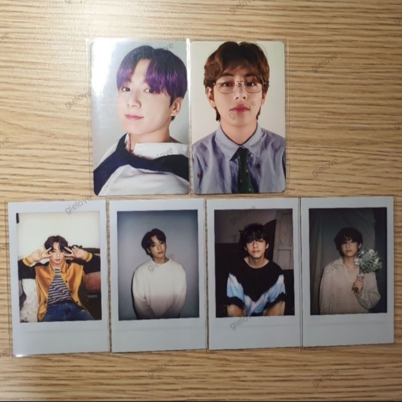 BTS Deco Kit Taehyung Jungkook Photocard