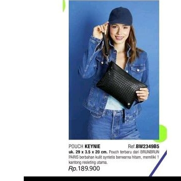 Clutch BrunBrun Sophie Paris Tas Pesta