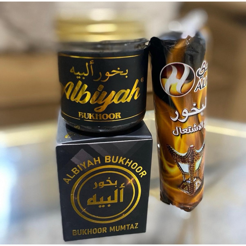 Bukhoor albiya fullsize 50gr dan arang Magic