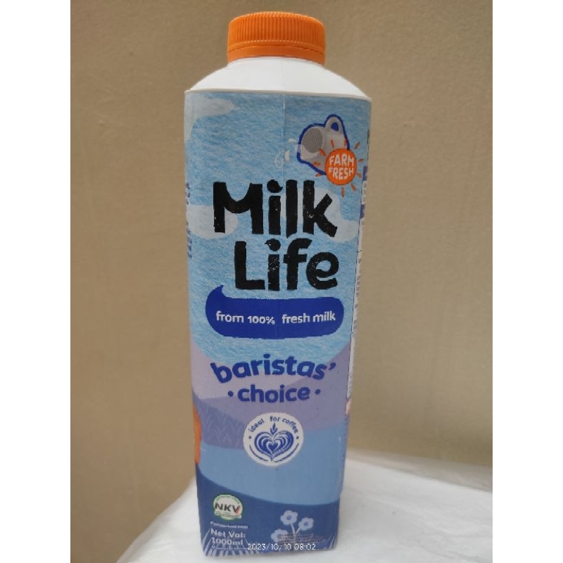 

fresh milk, milk life baristas choice 1000ml