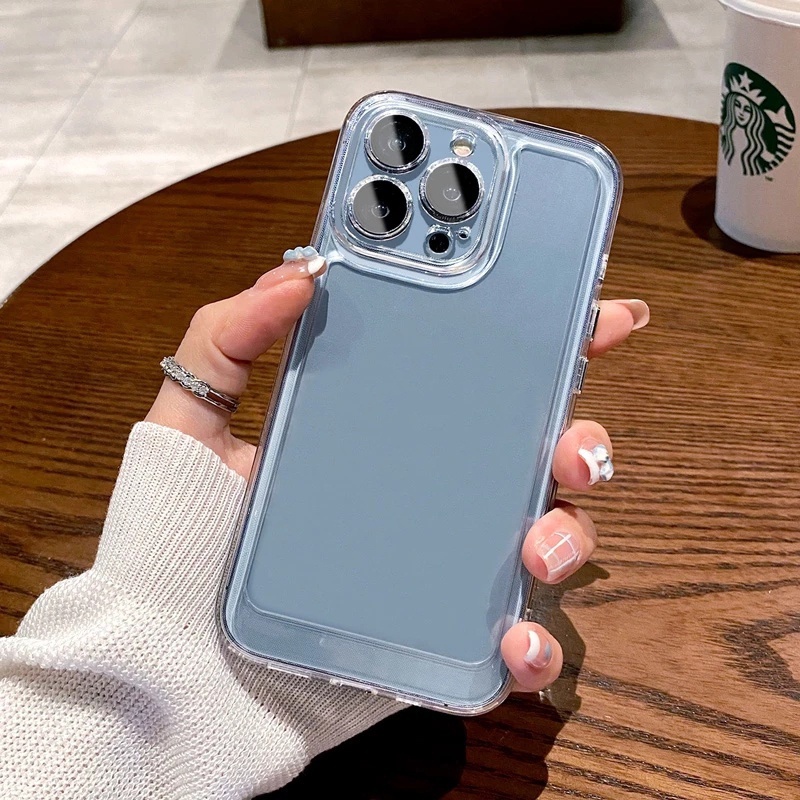 Casing pelindung transparan iPhone 11 pro max 6 6S plus 6 Plus 7 7+ Plus 8 Plus 8+ X XR XS Max 12 13