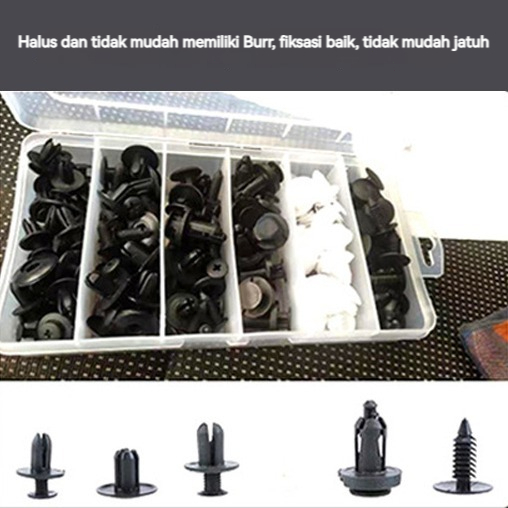 Kancing Baut Klip Bumper Mobil Baut Body Probolt Serbaguna Rivet Mobil Plastik Klip Mobil Kancing Kl
