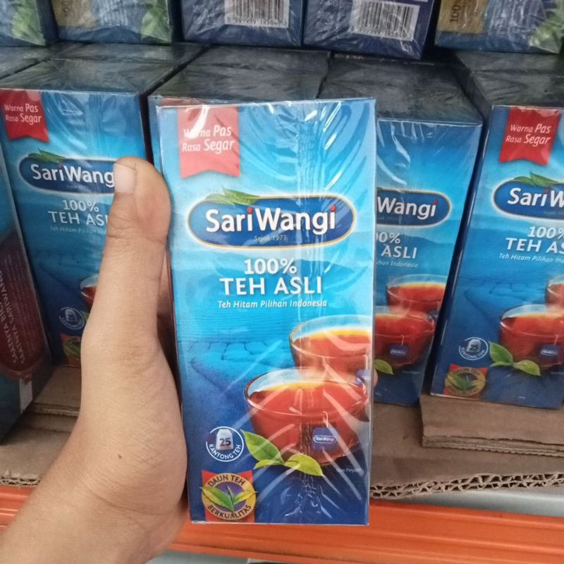 

teh sari wangi kotak dapat 3 pak