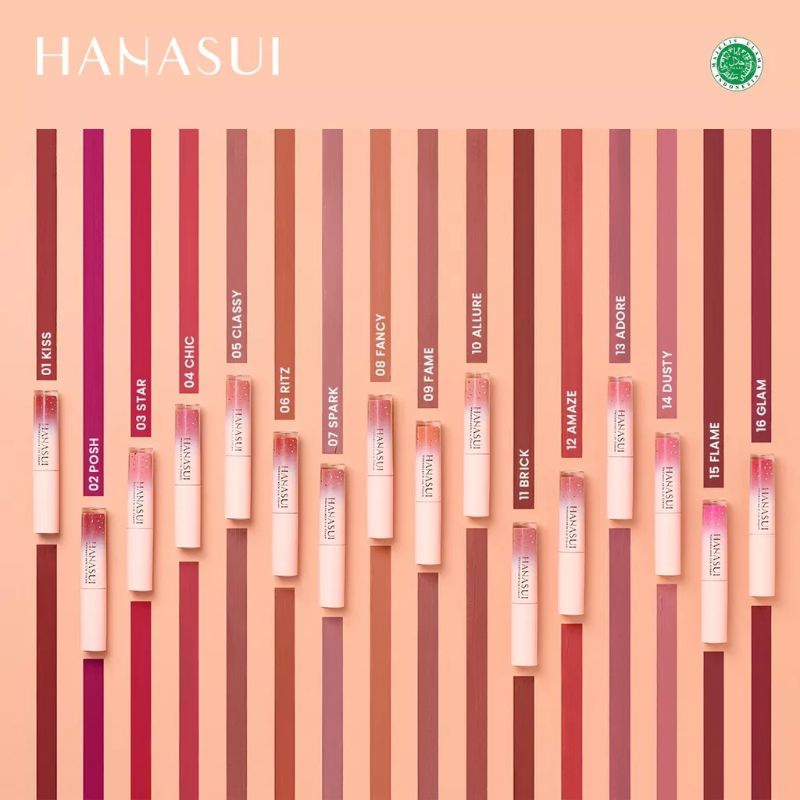 Hanasui mattedorable lipcream original