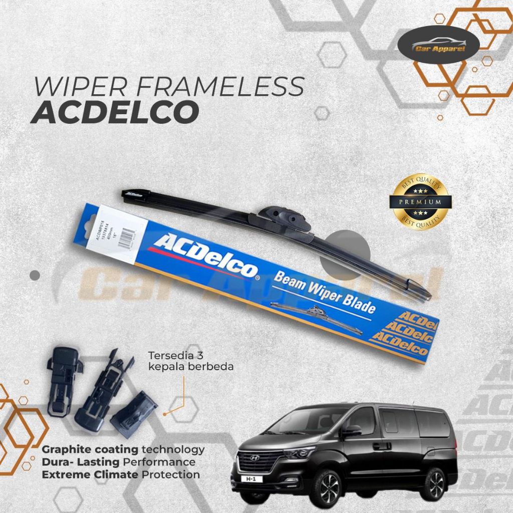 Acdelco Wiper Mobil Hyundai H1 2018 24-16 Beam Frameless