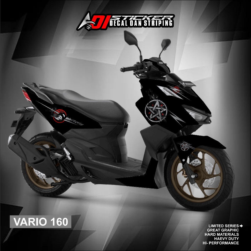 Sticker Striping Vario 160 Sticker Transparan Vario Sticker vario 160 AOI-171