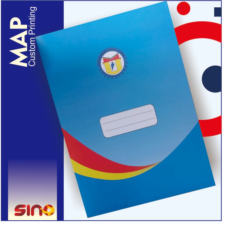 Cetak Map Custom,Map Sekolah Map Kantor,Map Folder ukuran F4