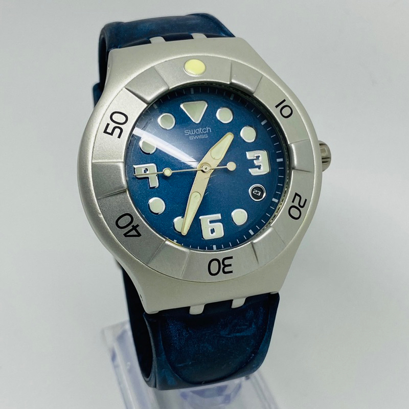 Swatch Irony Scuba Aluminium Blue Dial