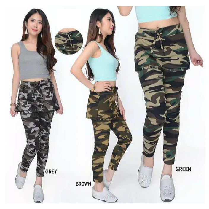NEW LEGGING IMPORT ARMY ROK LEGGING EXTRA JUMBO