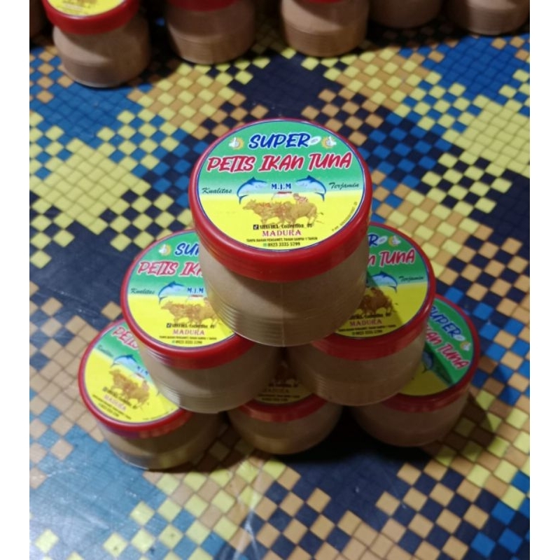 

6pcs, Petis MADURA IkanTuna, Asli Super. 110 gr.